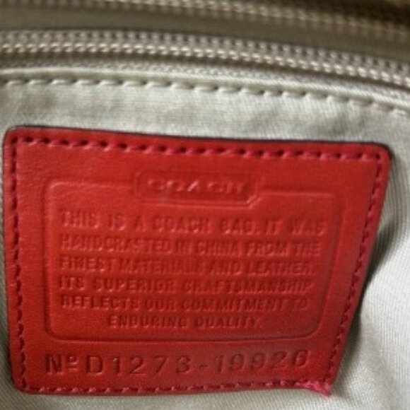 coach vintage brown leather bag - Picture 3 of 3